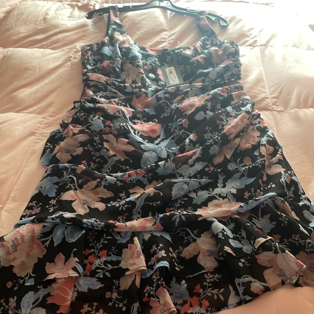 Ungaro  francesca dress size large , floral , and brand new with tags